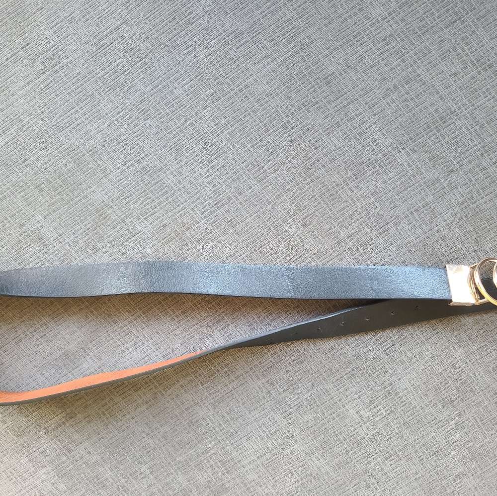 COPY - Reversible womens belt, black/brown/gold